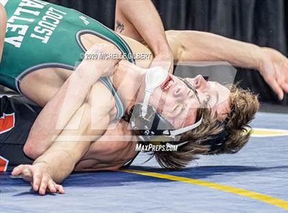 Thumbnail 1 in NYSPHSAA  D2 Wrestling Finals (99lbs to 138lbs) photogallery.