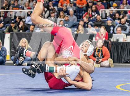 Thumbnail 1 in NYSPHSAA  D2 Wrestling Finals (99lbs to 138lbs) photogallery.