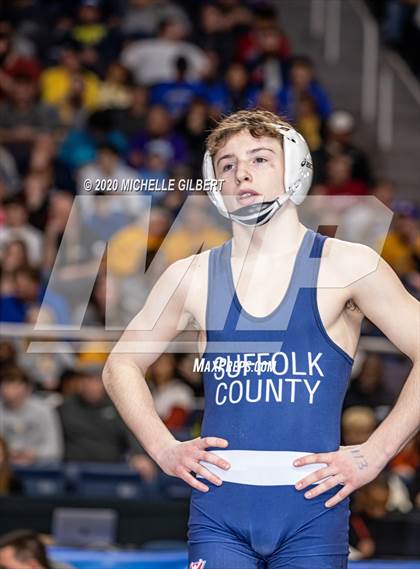 Thumbnail 2 in NYSPHSAA  D2 Wrestling Finals (99lbs to 138lbs) photogallery.