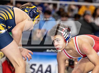 Thumbnail 3 in NYSPHSAA  D2 Wrestling Finals (99lbs to 138lbs) photogallery.