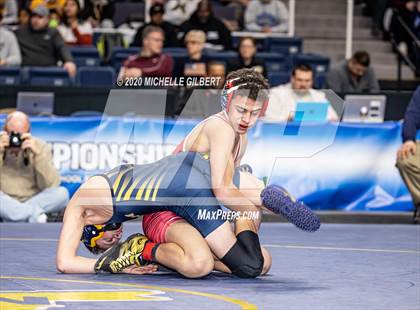 Thumbnail 3 in NYSPHSAA  D2 Wrestling Finals (99lbs to 138lbs) photogallery.
