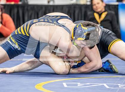 Thumbnail 1 in NYSPHSAA  D2 Wrestling Finals (99lbs to 138lbs) photogallery.