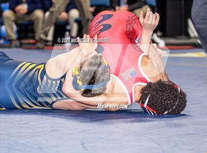 Thumbnail 1 in NYSPHSAA  D2 Wrestling Finals (99lbs to 138lbs) photogallery.