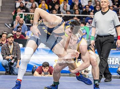 Thumbnail 2 in NYSPHSAA  D2 Wrestling Finals (99lbs to 138lbs) photogallery.