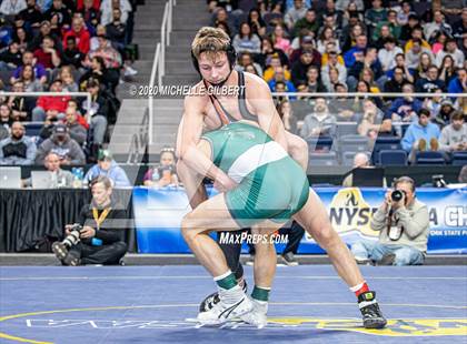 Thumbnail 3 in NYSPHSAA  D2 Wrestling Finals (99lbs to 138lbs) photogallery.