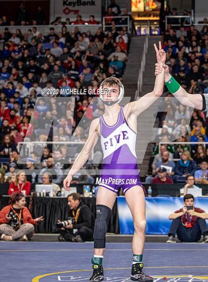 Thumbnail 1 in NYSPHSAA  D2 Wrestling Finals (99lbs to 138lbs) photogallery.