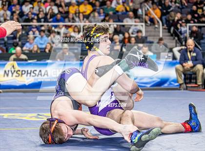 Thumbnail 1 in NYSPHSAA  D2 Wrestling Finals (99lbs to 138lbs) photogallery.