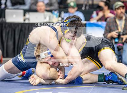 Thumbnail 2 in NYSPHSAA  D2 Wrestling Finals (99lbs to 138lbs) photogallery.