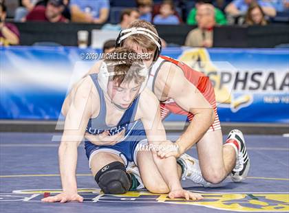 Thumbnail 3 in NYSPHSAA  D2 Wrestling Finals (99lbs to 138lbs) photogallery.