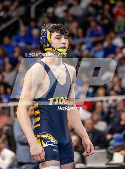 Thumbnail 1 in NYSPHSAA  D2 Wrestling Finals (99lbs to 138lbs) photogallery.