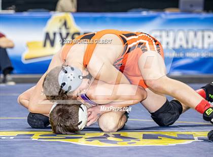 Thumbnail 1 in NYSPHSAA  D2 Wrestling Finals (99lbs to 138lbs) photogallery.