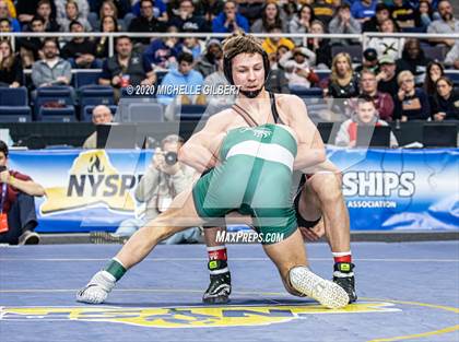 Thumbnail 3 in NYSPHSAA  D2 Wrestling Finals (99lbs to 138lbs) photogallery.