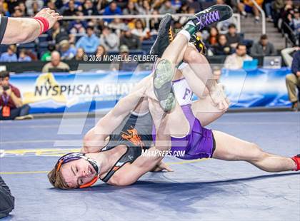 Thumbnail 2 in NYSPHSAA  D2 Wrestling Finals (99lbs to 138lbs) photogallery.