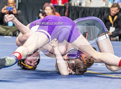 Thumbnail 1 in NYSPHSAA  D2 Wrestling Finals (99lbs to 138lbs) photogallery.