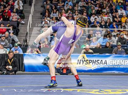 Thumbnail 2 in NYSPHSAA  D2 Wrestling Finals (99lbs to 138lbs) photogallery.