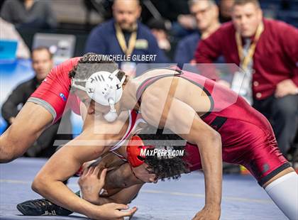 Thumbnail 3 in NYSPHSAA  D2 Wrestling Finals (99lbs to 138lbs) photogallery.