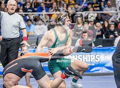 Thumbnail 3 in NYSPHSAA  D2 Wrestling Finals (99lbs to 138lbs) photogallery.