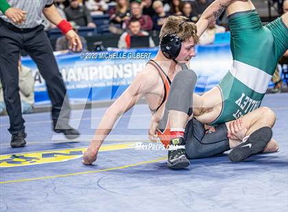 Thumbnail 1 in NYSPHSAA  D2 Wrestling Finals (99lbs to 138lbs) photogallery.
