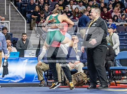 Thumbnail 1 in NYSPHSAA  D2 Wrestling Finals (99lbs to 138lbs) photogallery.