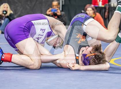 Thumbnail 3 in NYSPHSAA  D2 Wrestling Finals (99lbs to 138lbs) photogallery.