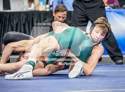 Thumbnail 3 in NYSPHSAA  D2 Wrestling Finals (99lbs to 138lbs) photogallery.