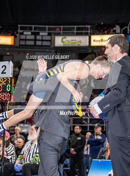 Thumbnail 1 in NYSPHSAA  D2 Wrestling Finals (99lbs to 138lbs) photogallery.