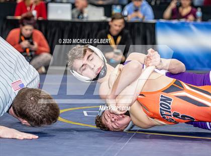 Thumbnail 2 in NYSPHSAA  D2 Wrestling Finals (99lbs to 138lbs) photogallery.