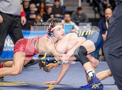 Thumbnail 2 in NYSPHSAA  D2 Wrestling Finals (99lbs to 138lbs) photogallery.