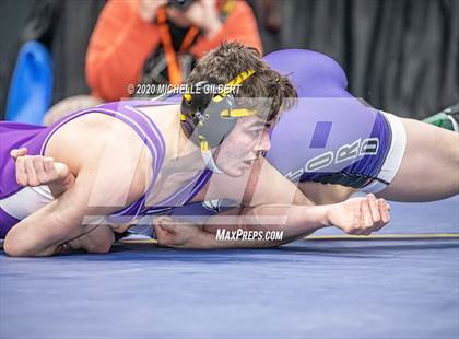 Thumbnail 1 in NYSPHSAA  D2 Wrestling Finals (99lbs to 138lbs) photogallery.