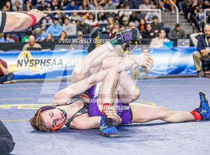 Thumbnail 1 in NYSPHSAA  D2 Wrestling Finals (99lbs to 138lbs) photogallery.