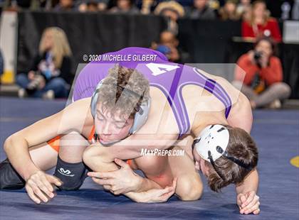 Thumbnail 3 in NYSPHSAA  D2 Wrestling Finals (99lbs to 138lbs) photogallery.