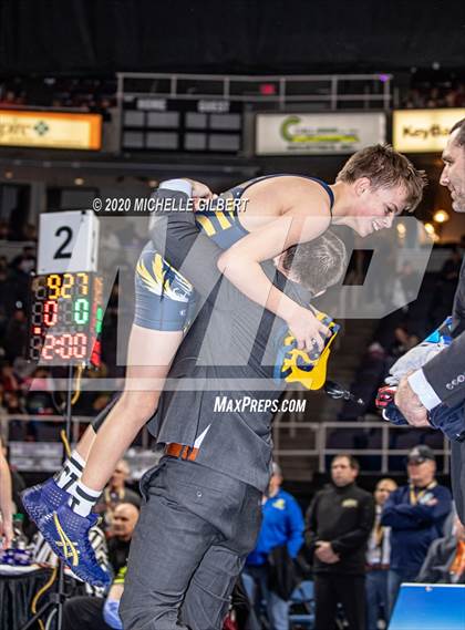 Thumbnail 3 in NYSPHSAA  D2 Wrestling Finals (99lbs to 138lbs) photogallery.