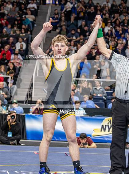 Thumbnail 2 in NYSPHSAA  D2 Wrestling Finals (99lbs to 138lbs) photogallery.
