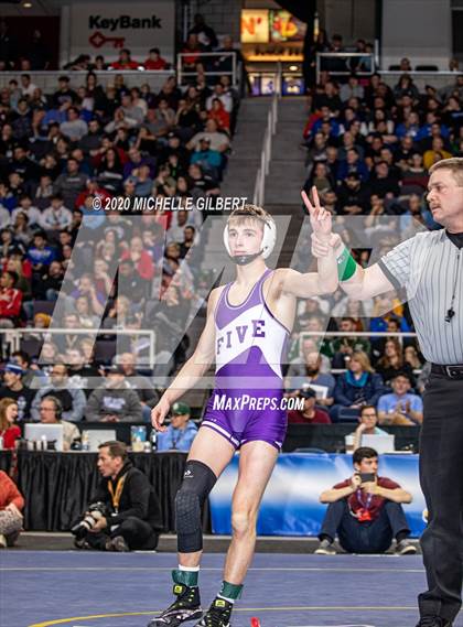 Thumbnail 2 in NYSPHSAA  D2 Wrestling Finals (99lbs to 138lbs) photogallery.