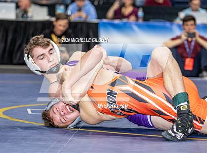 Thumbnail 1 in NYSPHSAA  D2 Wrestling Finals (99lbs to 138lbs) photogallery.