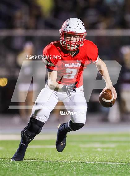 Thumbnail 2 in Flatonia vs. Bremond (UIL 2A Division 2 Region 4 Semifinal) photogallery.