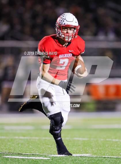 Thumbnail 3 in Flatonia vs. Bremond (UIL 2A Division 2 Region 4 Semifinal) photogallery.