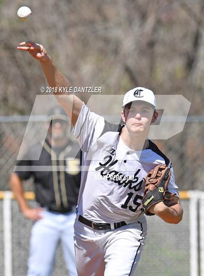 Thumbnail 3 in Cistercian vs Texas Alliance of Christian Athletes (Dallas Lutheran Wood Bat Classic) photogallery.