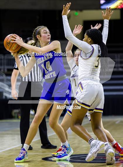 Thumbnail 2 in Bellevue West vs. Millard North (Metro Tournament) photogallery.