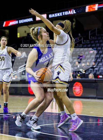 Thumbnail 3 in Bellevue West vs. Millard North (Metro Tournament) photogallery.
