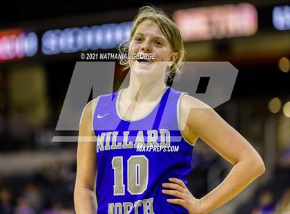 Thumbnail 3 in Bellevue West vs. Millard North (Metro Tournament) photogallery.