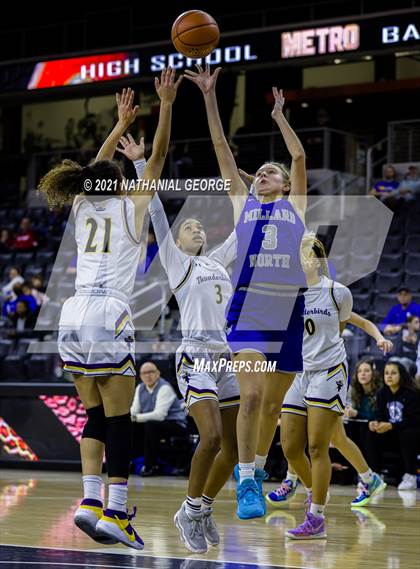 Thumbnail 2 in Bellevue West vs. Millard North (Metro Tournament) photogallery.