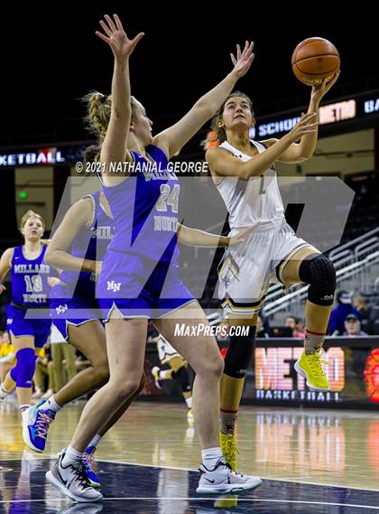 Thumbnail 3 in Bellevue West vs. Millard North (Metro Tournament) photogallery.