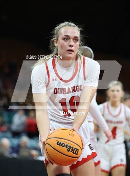 Thumbnail 1 in Canon City vs. Durango (CHSAA 5A Great 8) photogallery.