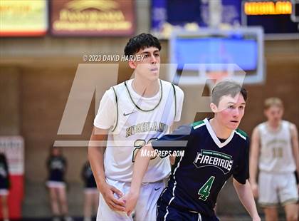 Thumbnail 1 in (CHSAA 3A Boys Basketball Consolation Round) Highland vs. Windsor Charter Academy  photogallery.