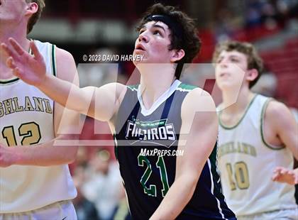 Thumbnail 2 in (CHSAA 3A Boys Basketball Consolation Round) Highland vs. Windsor Charter Academy  photogallery.