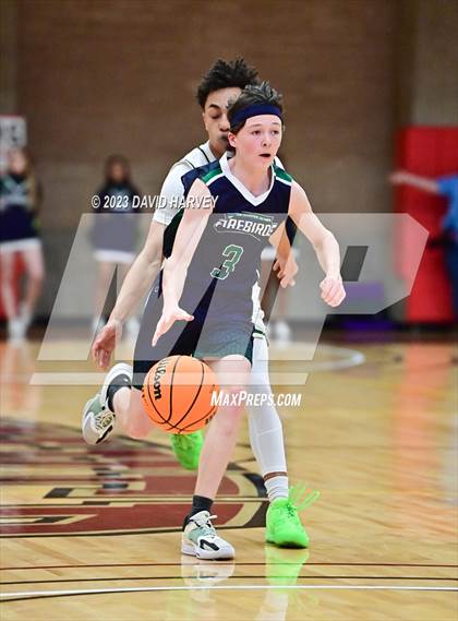 Thumbnail 1 in (CHSAA 3A Boys Basketball Consolation Round) Highland vs. Windsor Charter Academy  photogallery.