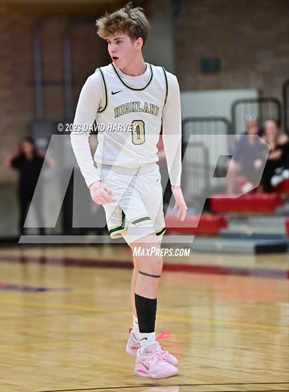 Thumbnail 3 in (CHSAA 3A Boys Basketball Consolation Round) Highland vs. Windsor Charter Academy  photogallery.
