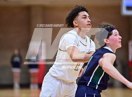 Thumbnail 1 in (CHSAA 3A Boys Basketball Consolation Round) Highland vs. Windsor Charter Academy  photogallery.