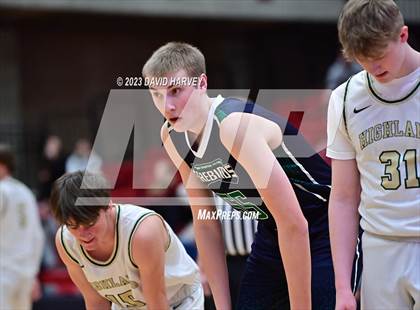 Thumbnail 2 in (CHSAA 3A Boys Basketball Consolation Round) Highland vs. Windsor Charter Academy  photogallery.